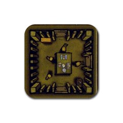 Llamas_Agricola - Rubber Coaster (Square)