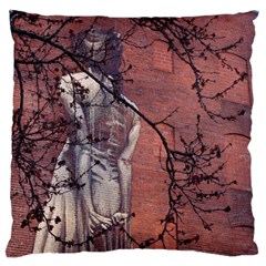 lady pillow - Large Cushion Case (One Side)