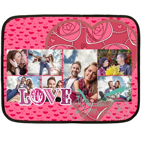 Love By Love 35 x27  Blanket