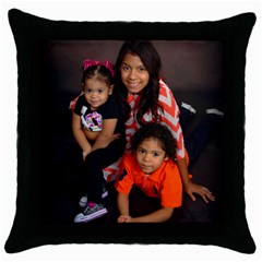 Throw Pillow Case (Black)