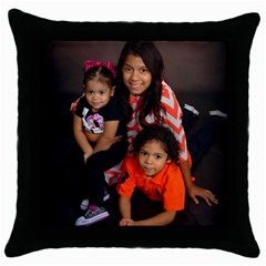 Throw Pillow Case (Black)