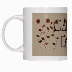 Garden Love Gardener Florist Rustic - White Mug