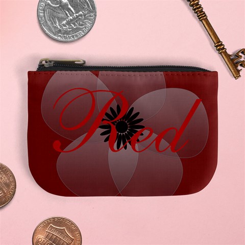 Cute Sheer Flower Red By Lucy Front