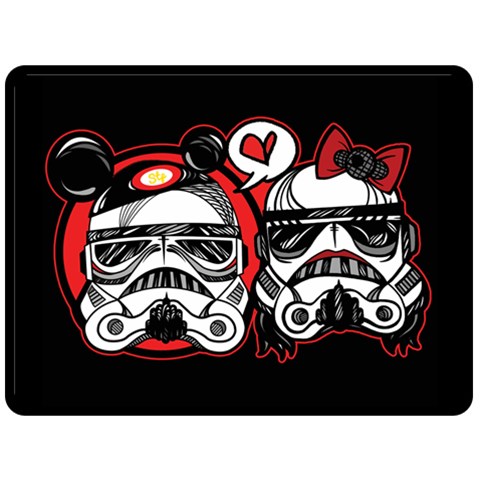 Rebelove By Rick Garcia 80 x60  Blanket Front