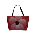 Pretty Sheer Flower Red - Classic Shoulder Handbag