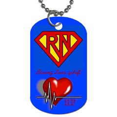 Super RN - Dog Tag (One Side)