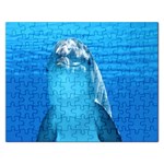 Blue Dolphin  Puzzle - Jigsaw Puzzle (Rectangular)