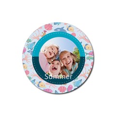 summer - Rubber Coaster (Round)