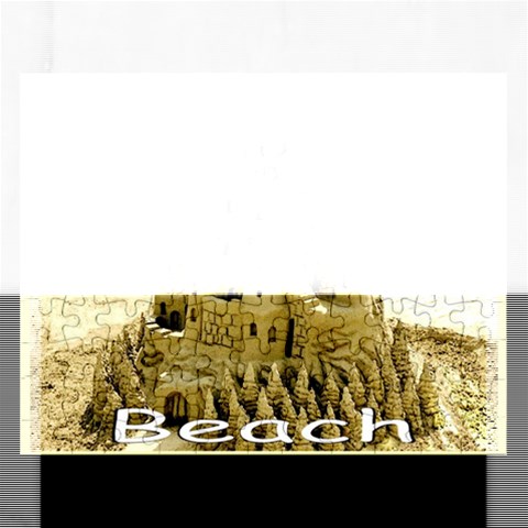 Beach Sandcastle Template Puzzle By Pamela Sue Goforth Front
