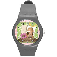 easter - Round Plastic Sport Watch (M)