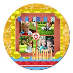 summer - Magnet 5  (Round)