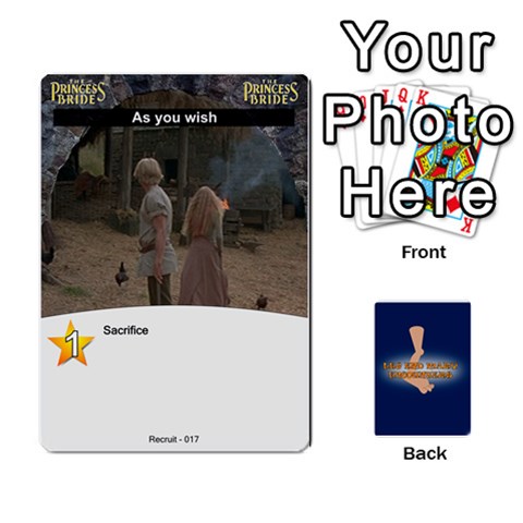 Princess Bride Deck 1 By Felbrigg Herriot Front - Heart5