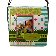 kids - Flap Closure Messenger Bag (L)