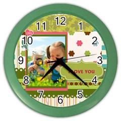 kids - Color Wall Clock