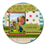 kids - Collage Round Mousepad