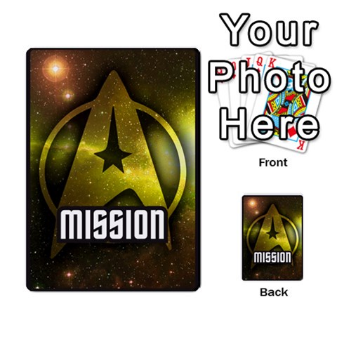 Star Trek The Dice Game Deck 1 By Carl White Back 16