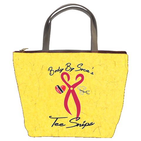 Tee Snips Zipper Bag By Bodybysoca Teesnips Front