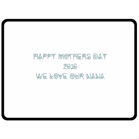 Mothers Day Blanket By Crystal 80 x60  Blanket Back