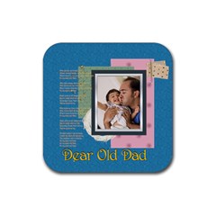 dad - Rubber Coaster (Square)