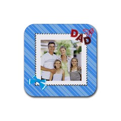 dad - Rubber Coaster (Square)