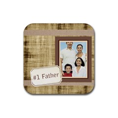 dad - Rubber Coaster (Square)