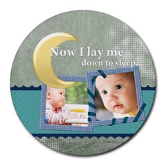 baby - Collage Round Mousepad