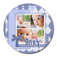 baby - Collage Round Mousepad