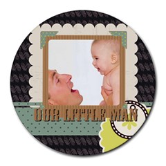 baby - Collage Round Mousepad