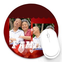 family - Round Mousepad