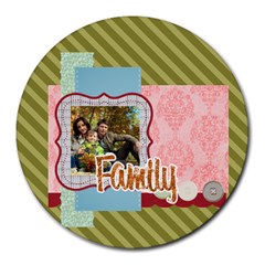 family - Round Mousepad