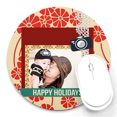 family - Round Mousepad