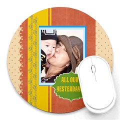 family - Round Mousepad