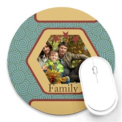 family - Round Mousepad