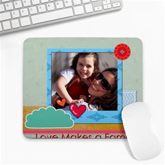 family - Large Mousepad