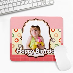 kids birthday - Large Mousepad