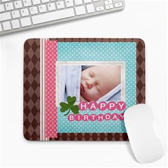 kids birthday - Large Mousepad