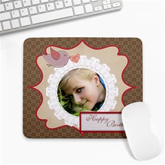 kids birthday - Large Mousepad