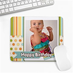 kids birthday - Large Mousepad