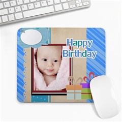 kids birthday - Large Mousepad