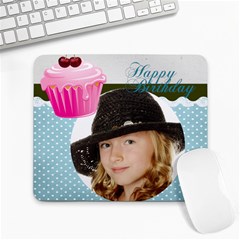 kids birthday - Large Mousepad