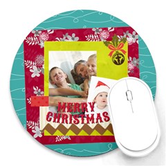 xmas - Round Mousepad