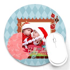 xmas - Round Mousepad