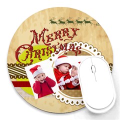 xmas - Round Mousepad