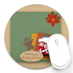 xmas - Round Mousepad