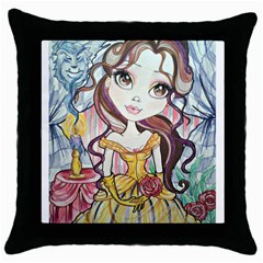 Throw Pillow Case (Black)