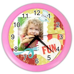 kids - Color Wall Clock