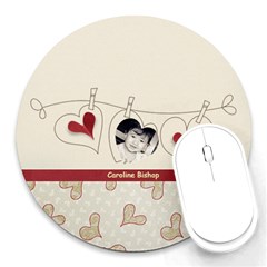 kids round mousepad