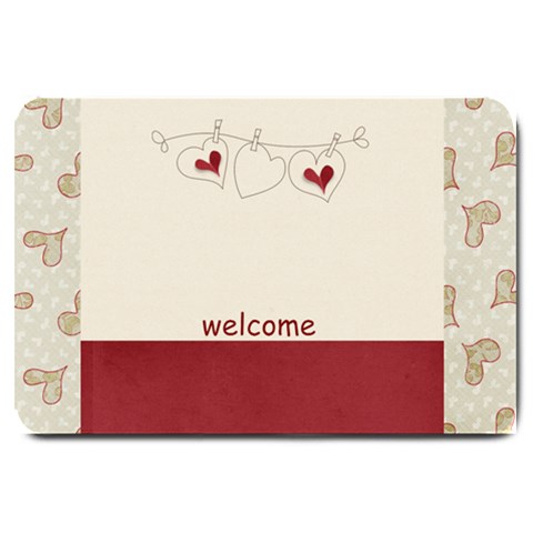 Large Doormat By Deca 30 x20  Door Mat