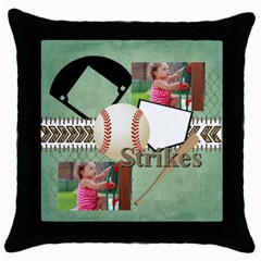 sport - Throw Pillow Case (Black)