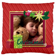 xmas - Standard Premium Plush Fleece Cushion Case (One Side)